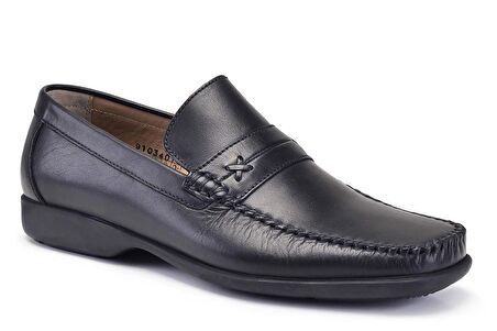 Siyah Günlük Loafer Erkek Ayakkabı -7855-